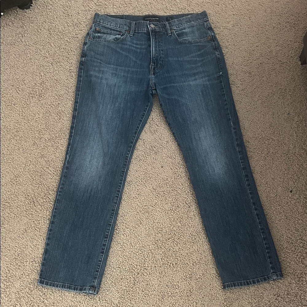 Lucky Brand Men's Classic Straight Blue Jeans